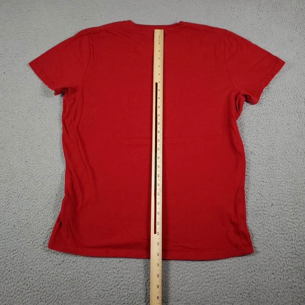 Hollister T Shirt Mens Size Large Red Casual Short Sleeve Adult ** - Picture 5 of 8